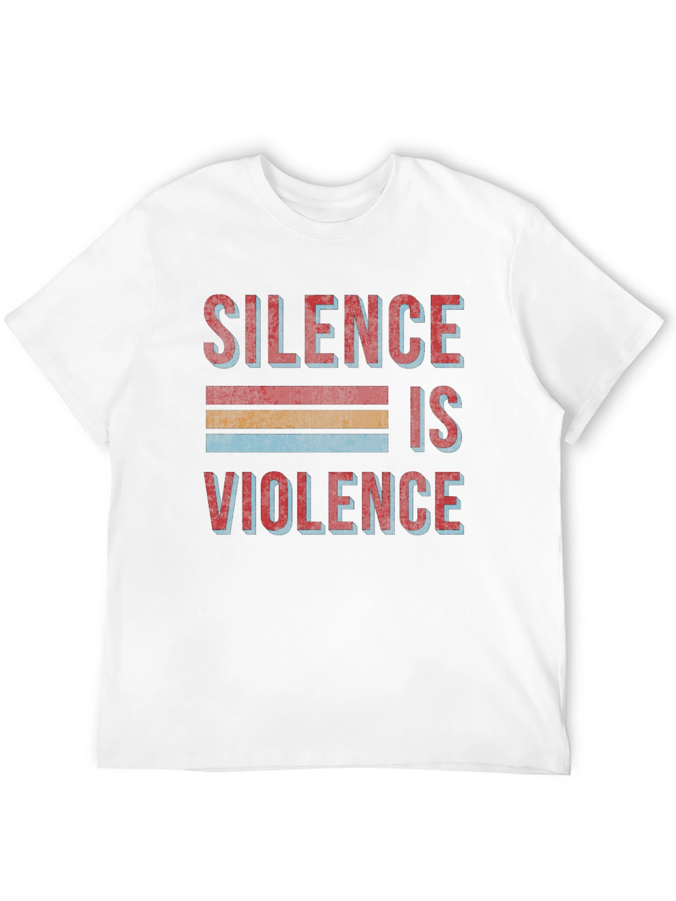 Silence is Violence Retro Graphic Tee