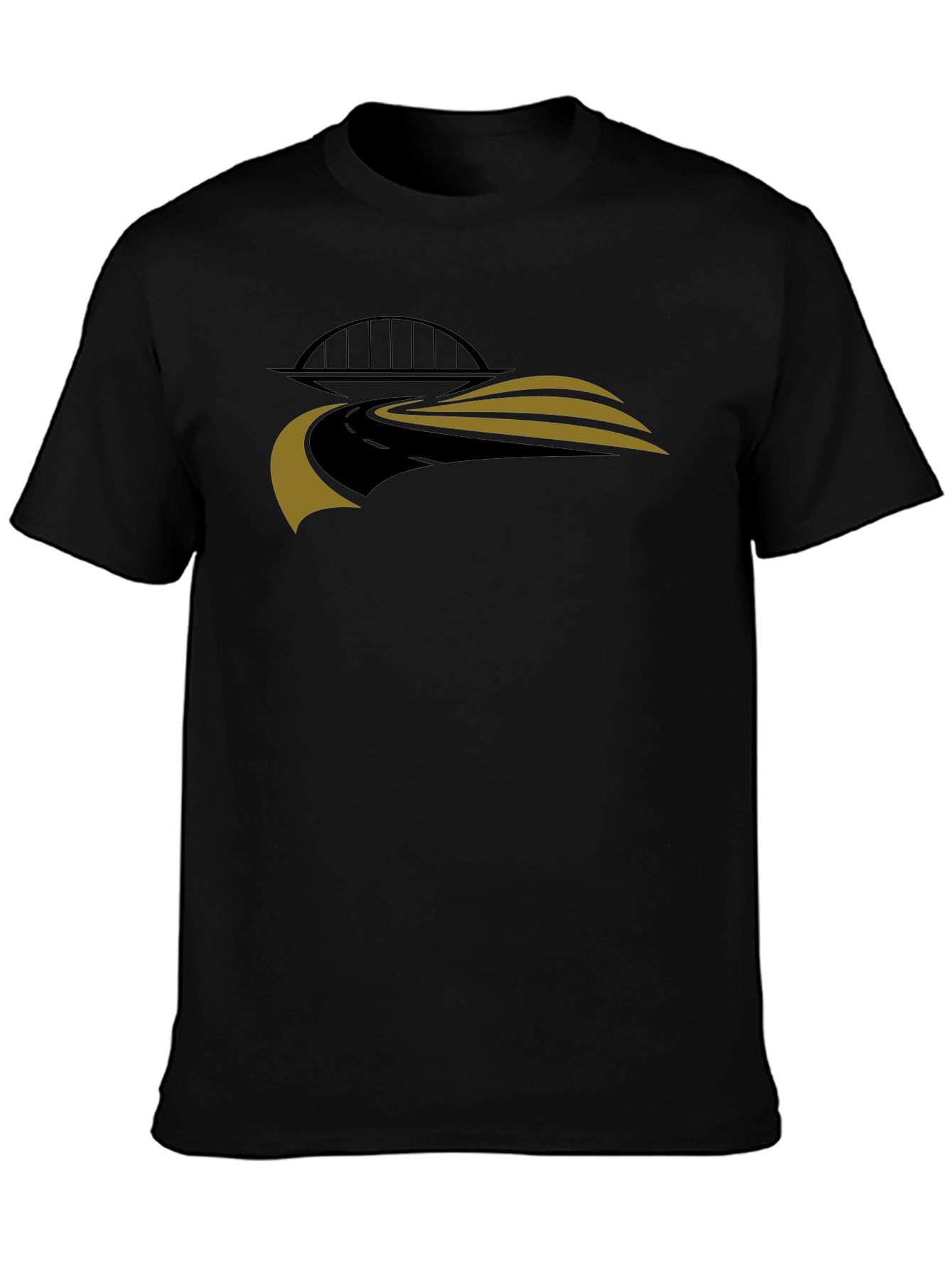 Road Bridge Graphic T-Shirt - Modern Design