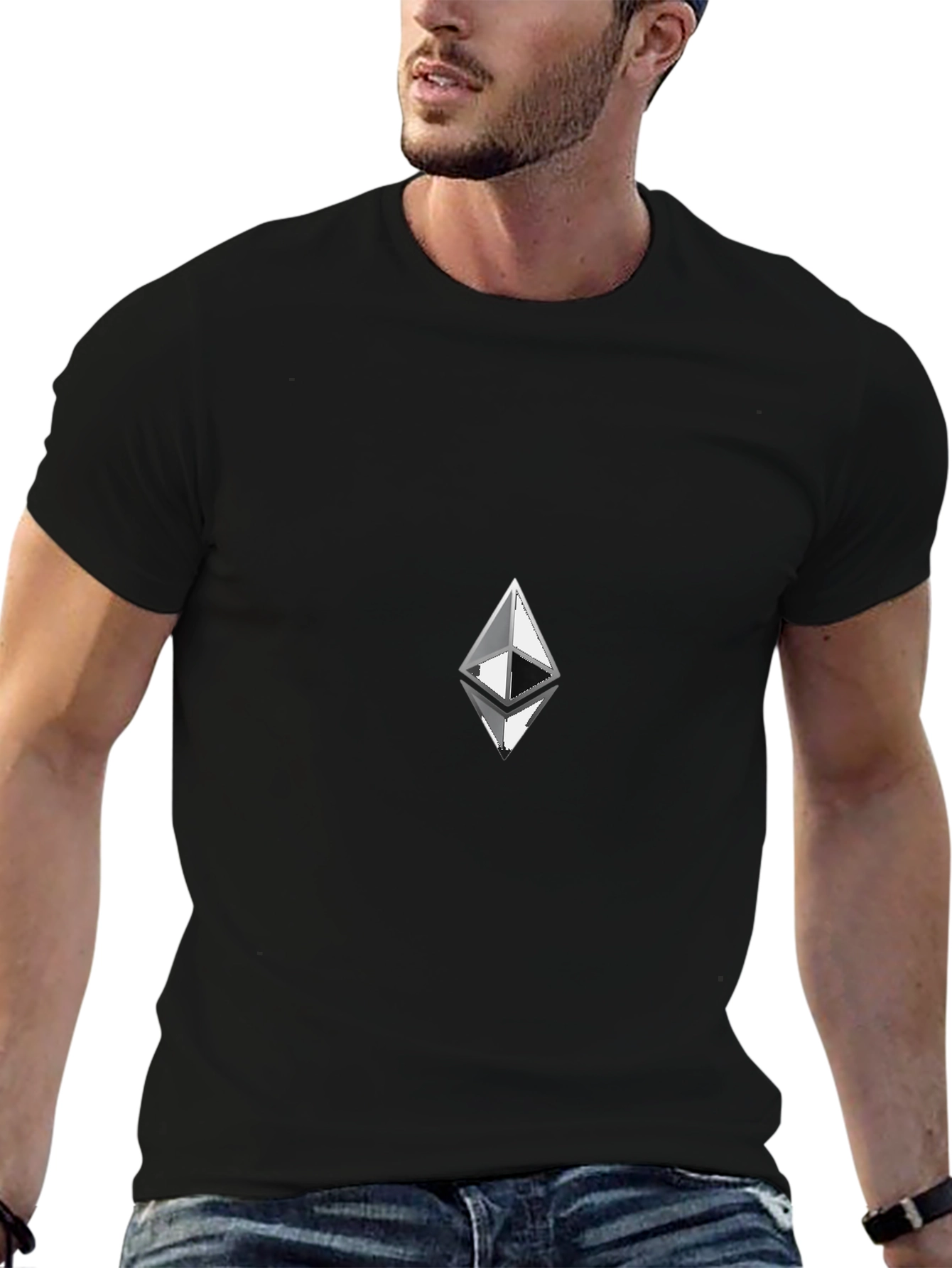 Ethereum Logo Black T-Shirt