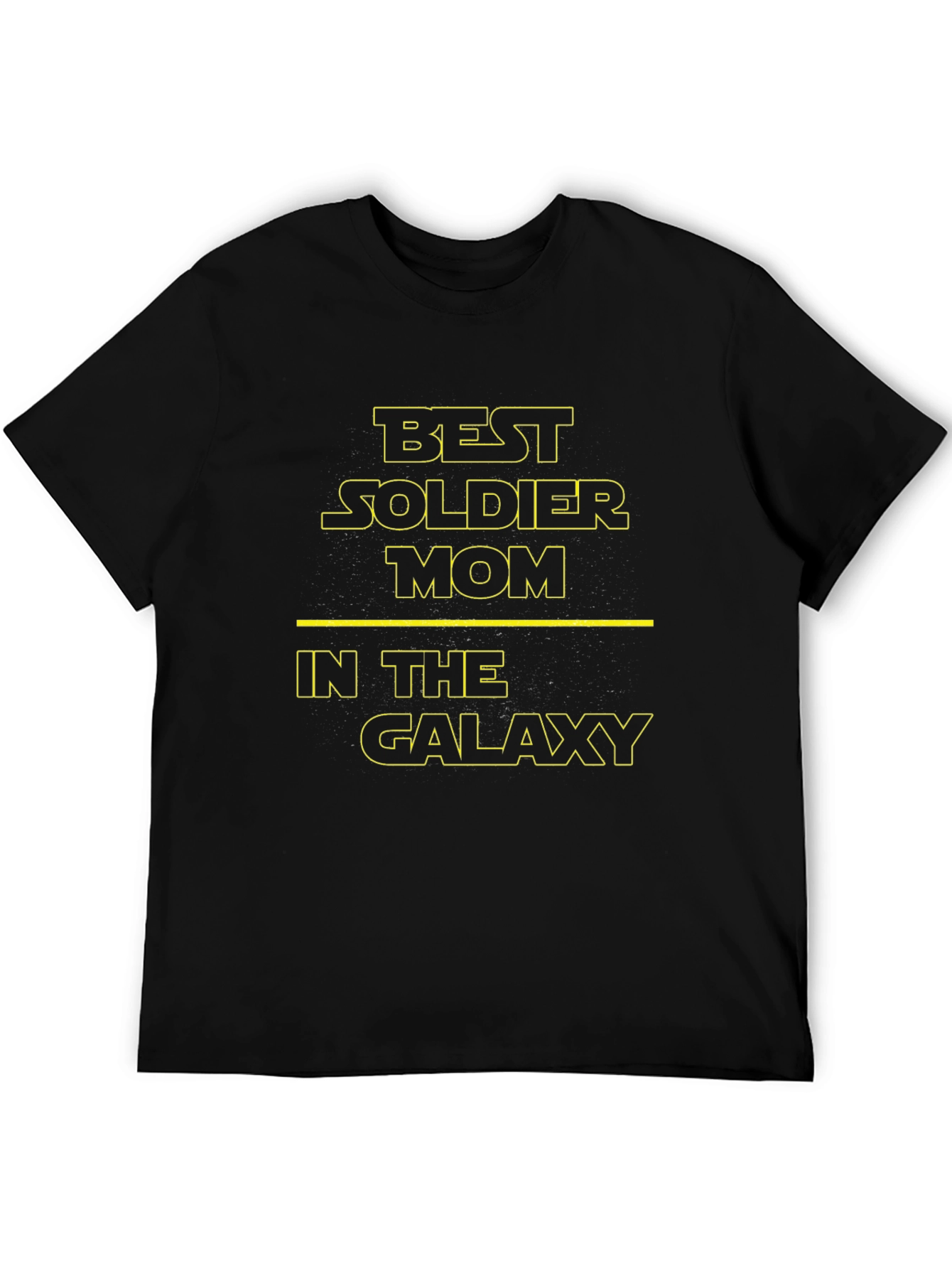 Best Soldier Mom T-Shirt - Galaxy Design