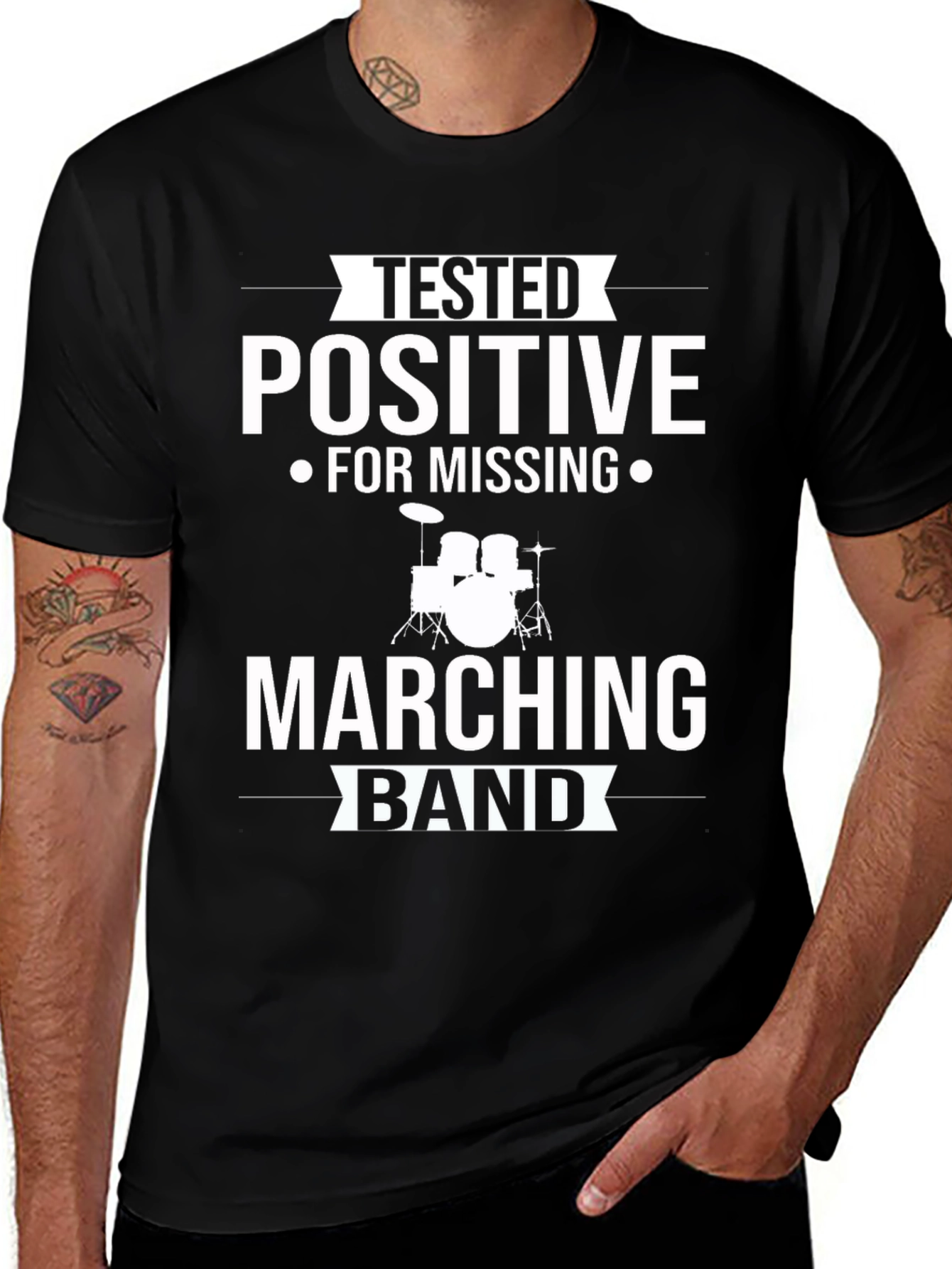 Tested Positive Marching Band T-Shirt