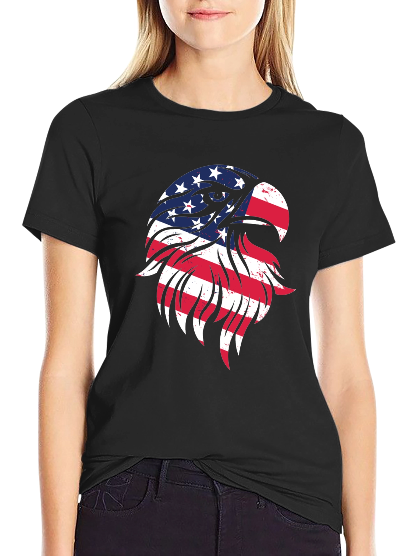American Eagle Flag Graphic T-Shirt