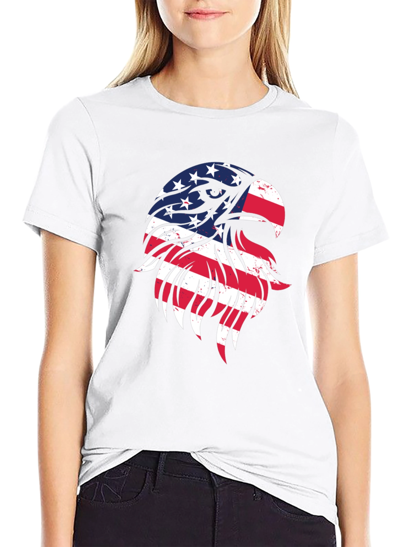 American Eagle Flag Graphic T-Shirt