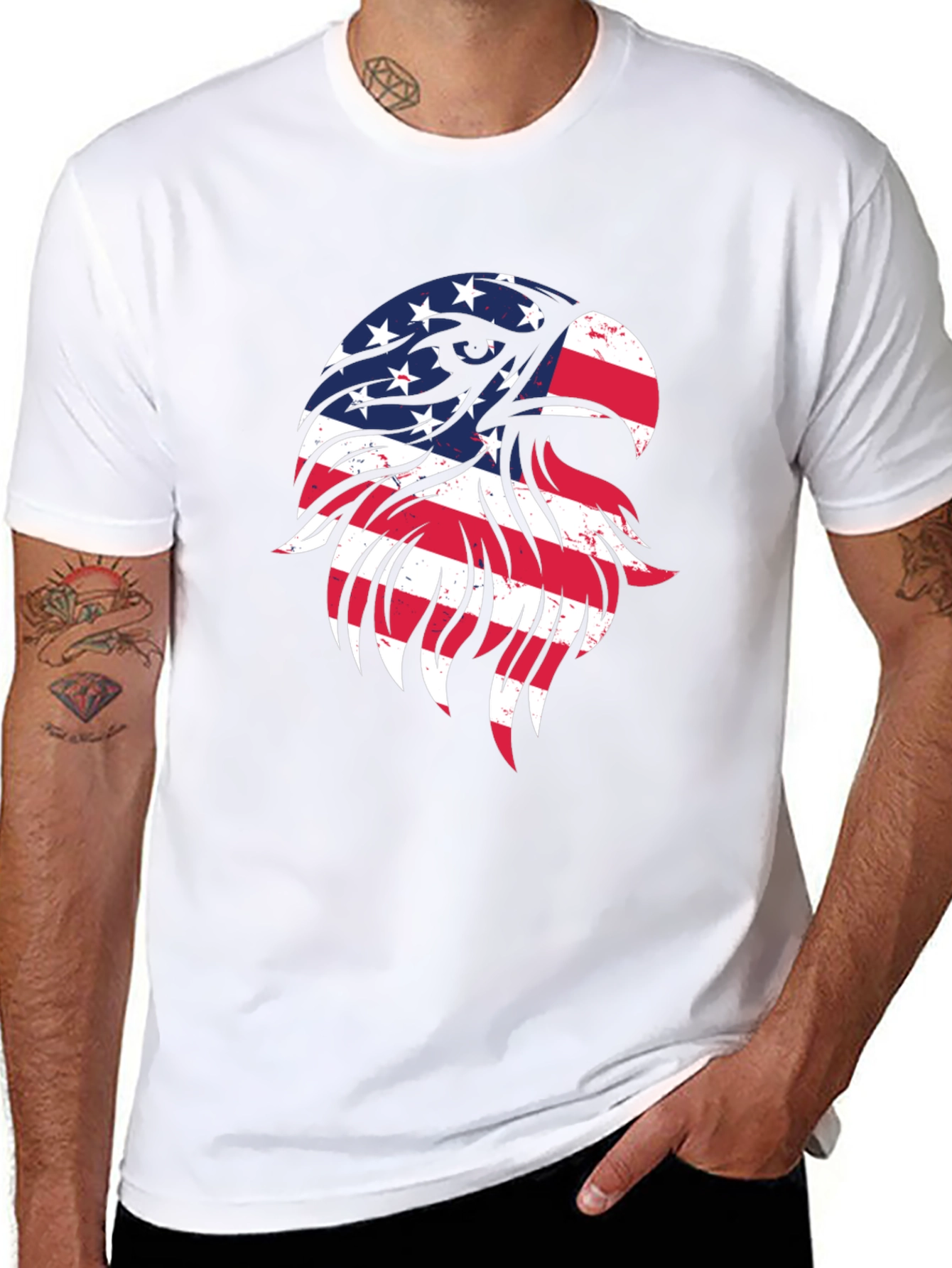 American Eagle Flag Graphic T-Shirt