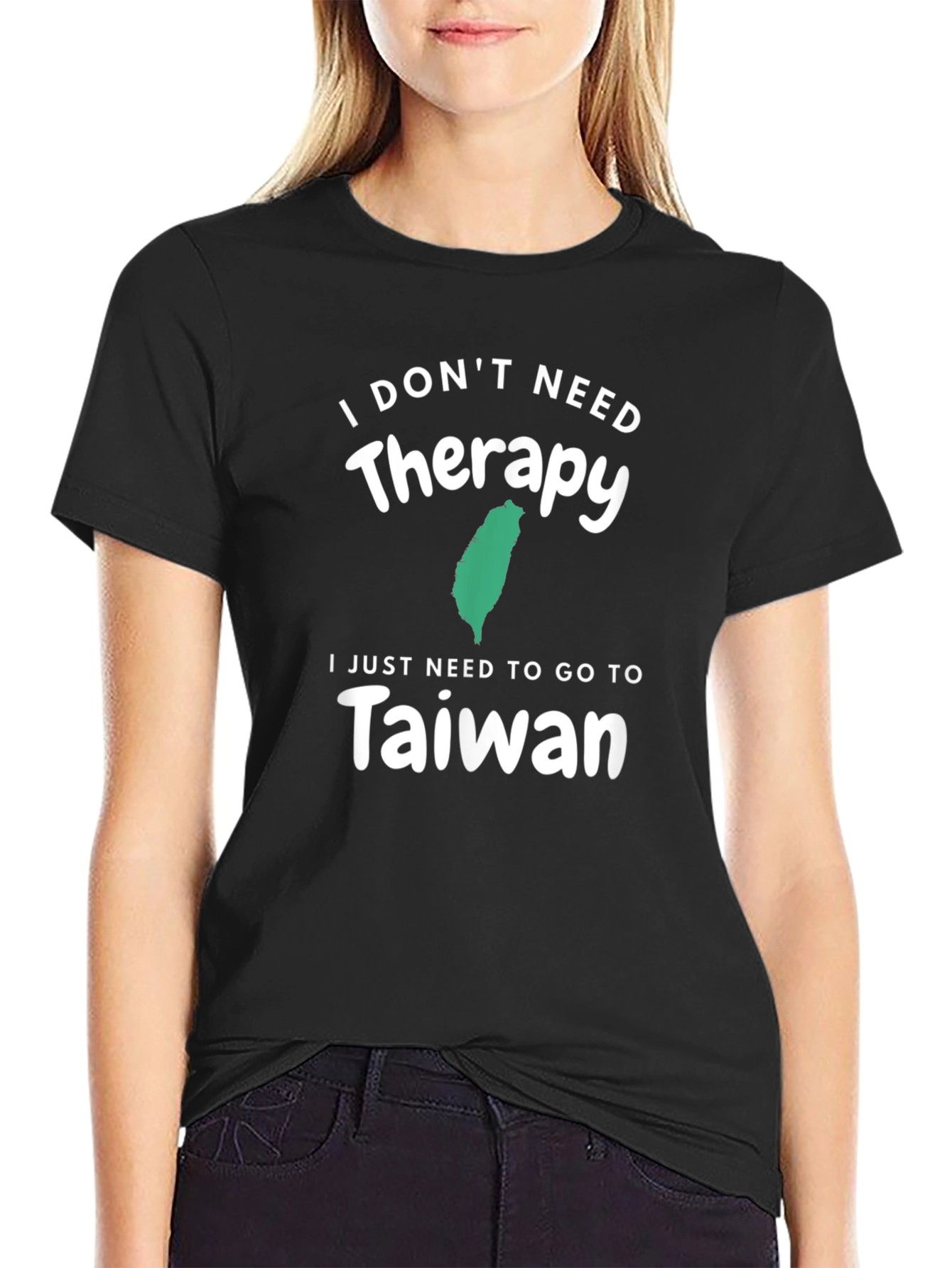 Taiwan Therapy Graphic Tee - Black