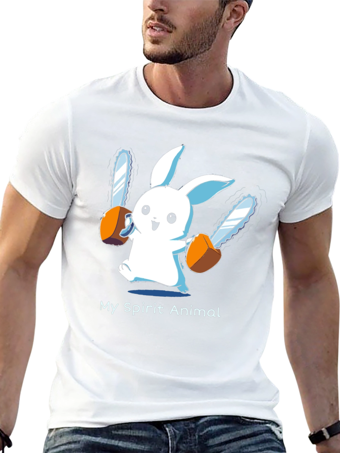 My Spirit Animal Chainsaw Rabbit T-Shirt