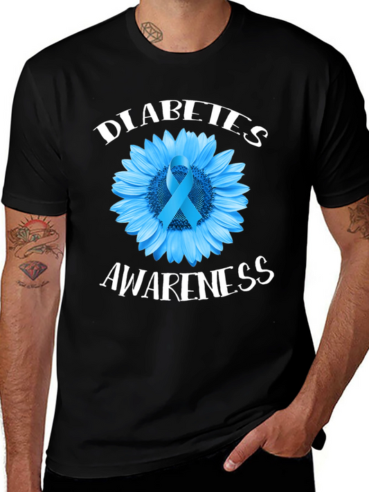Diabetes Awareness Sunflower T-Shirt