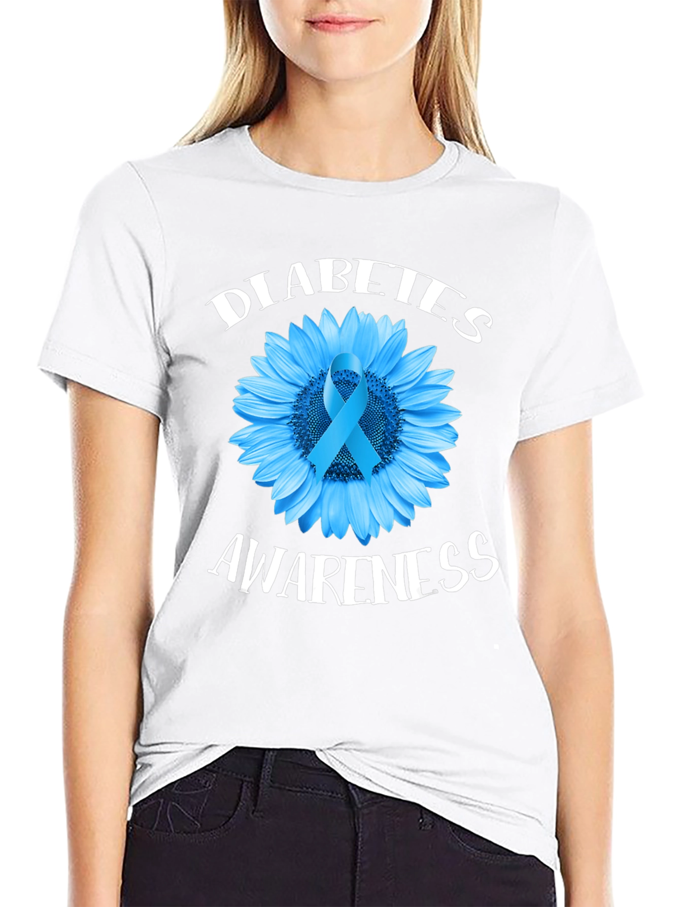 Diabetes Awareness Sunflower T-Shirt