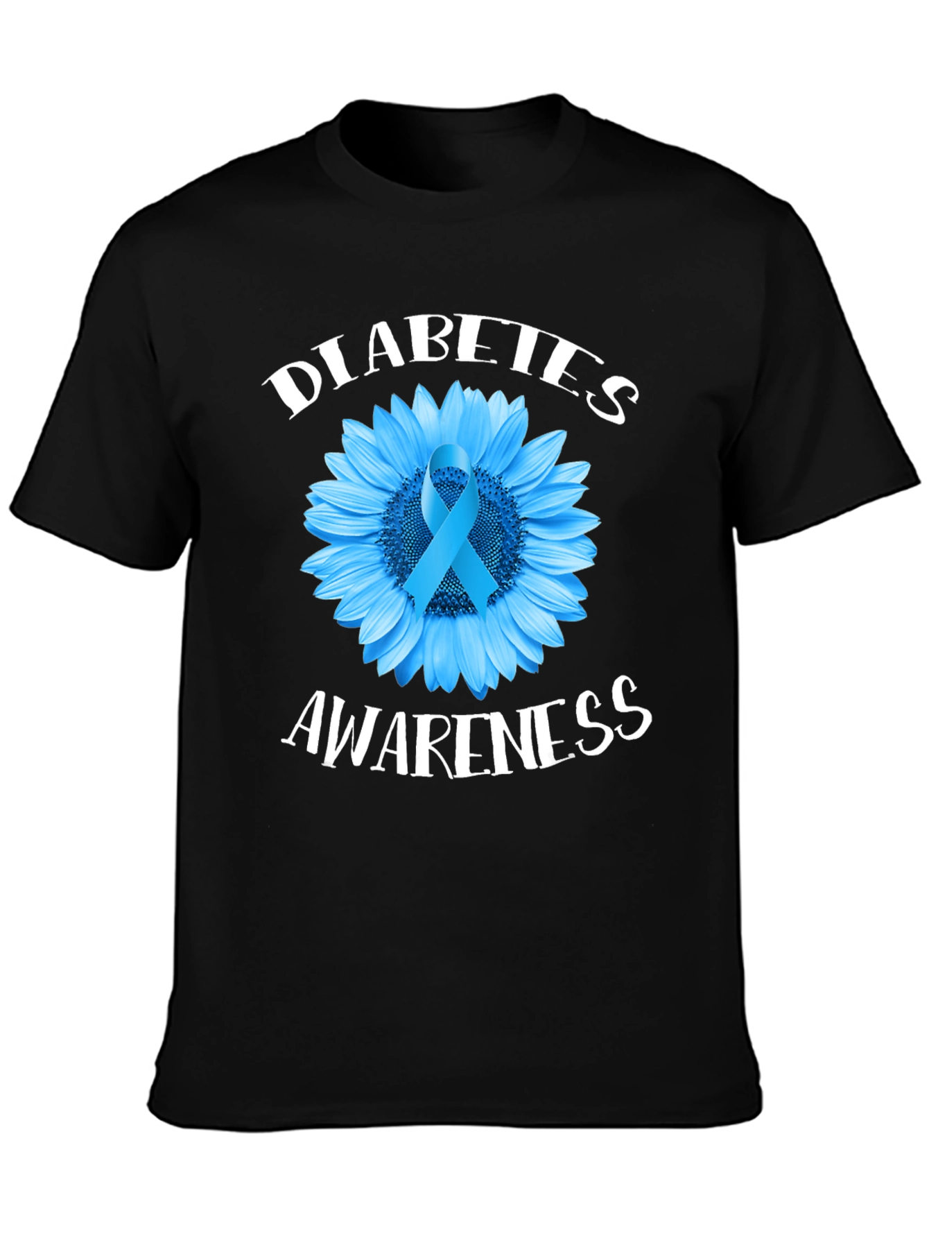 Diabetes Awareness Sunflower T-Shirt
