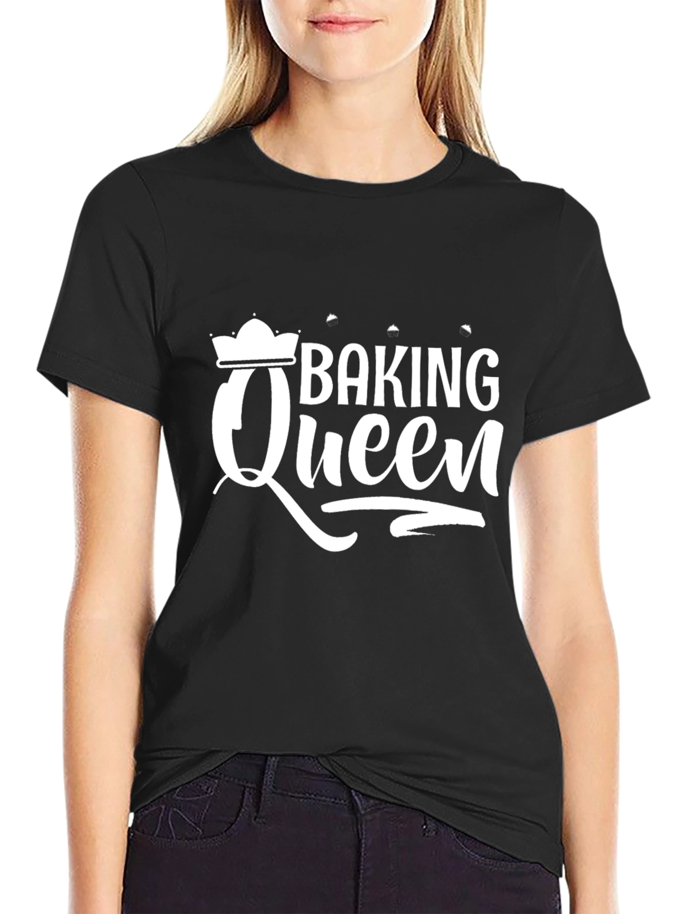 Baking Queen Black T-Shirt