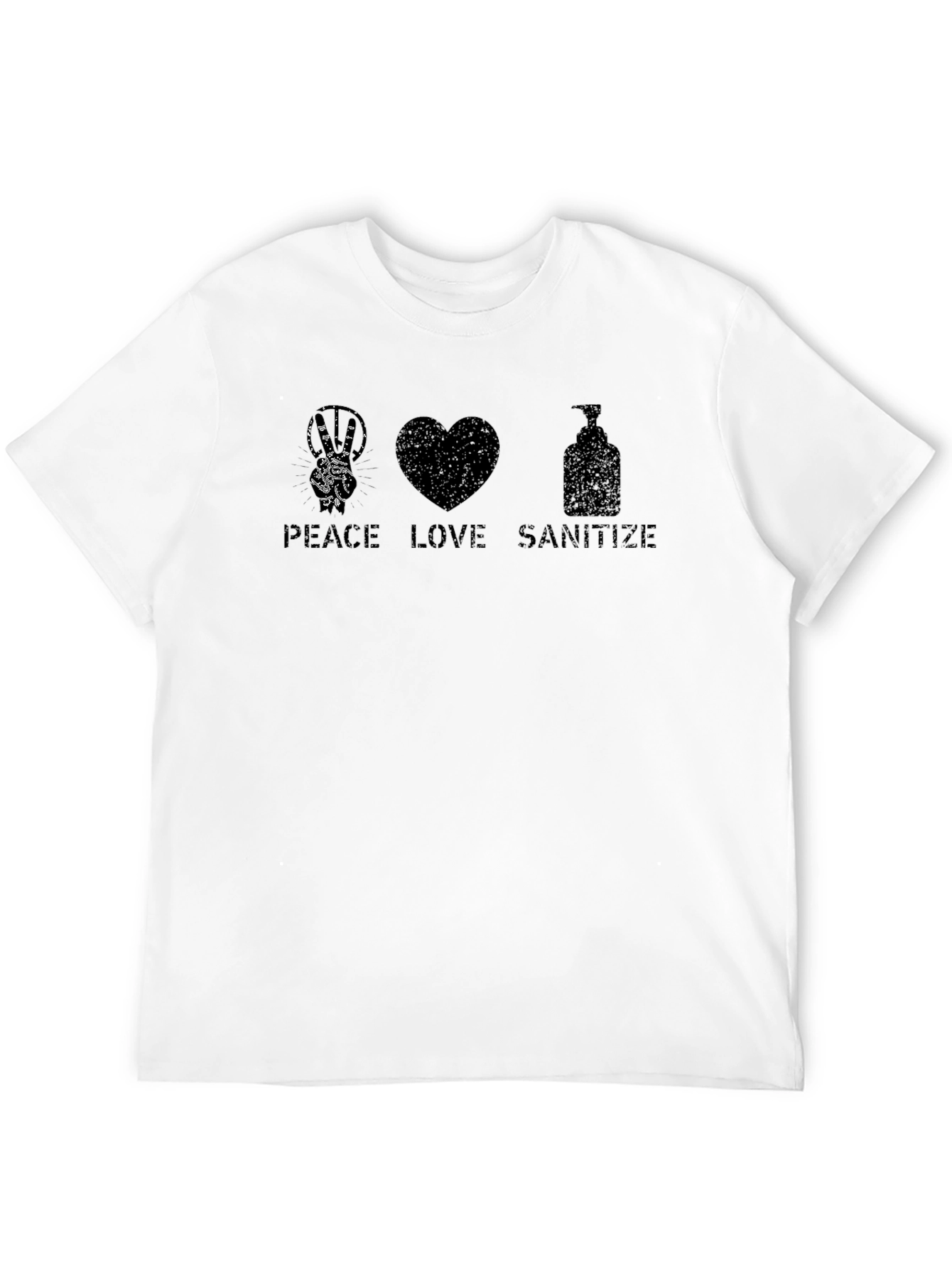 Peace Love Sanitize Graphic Tee