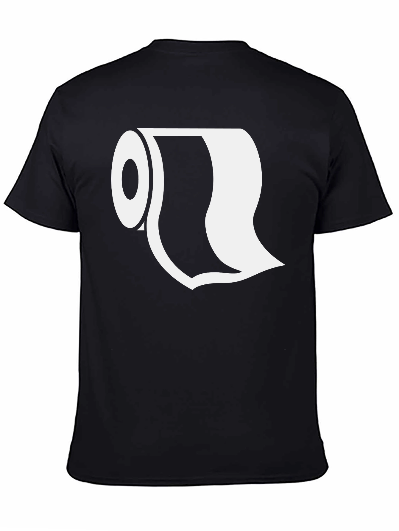 Funny Toilet Paper Roll Graphic T-Shirt - Novelty Tee