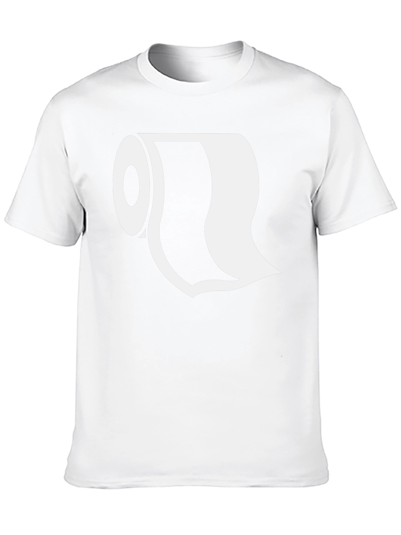 Funny Toilet Paper Roll Graphic T-Shirt - Novelty Tee