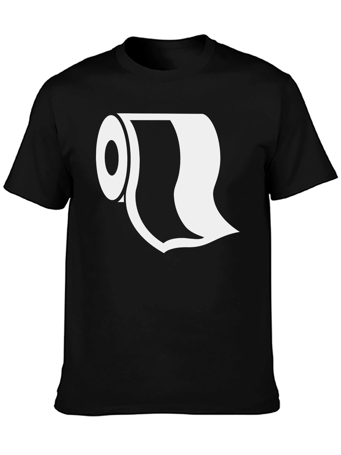 Funny Toilet Paper Roll Graphic T-Shirt - Novelty Tee