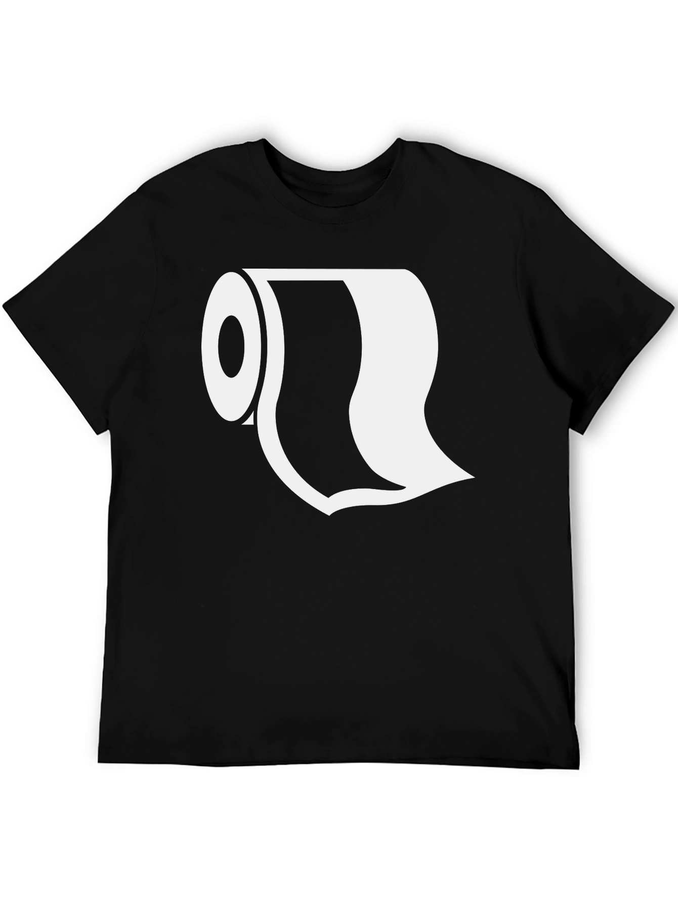 Funny Toilet Paper Roll Graphic T-Shirt - Novelty Tee