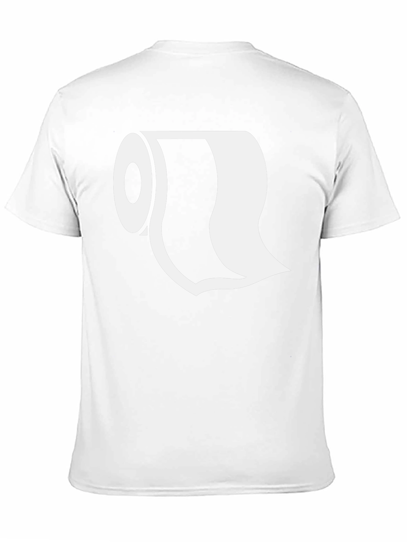 Funny Toilet Paper Roll Graphic T-Shirt - Novelty Tee