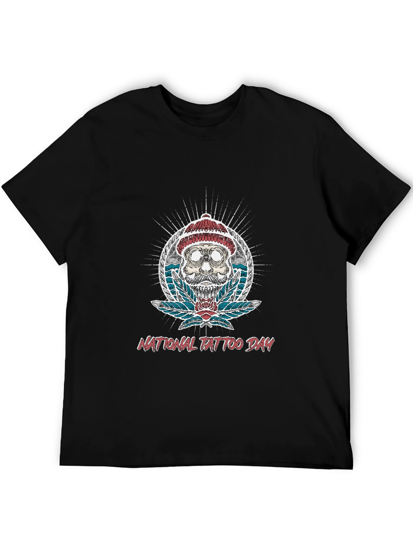 National Tattoo Day Skull Graphic Tee