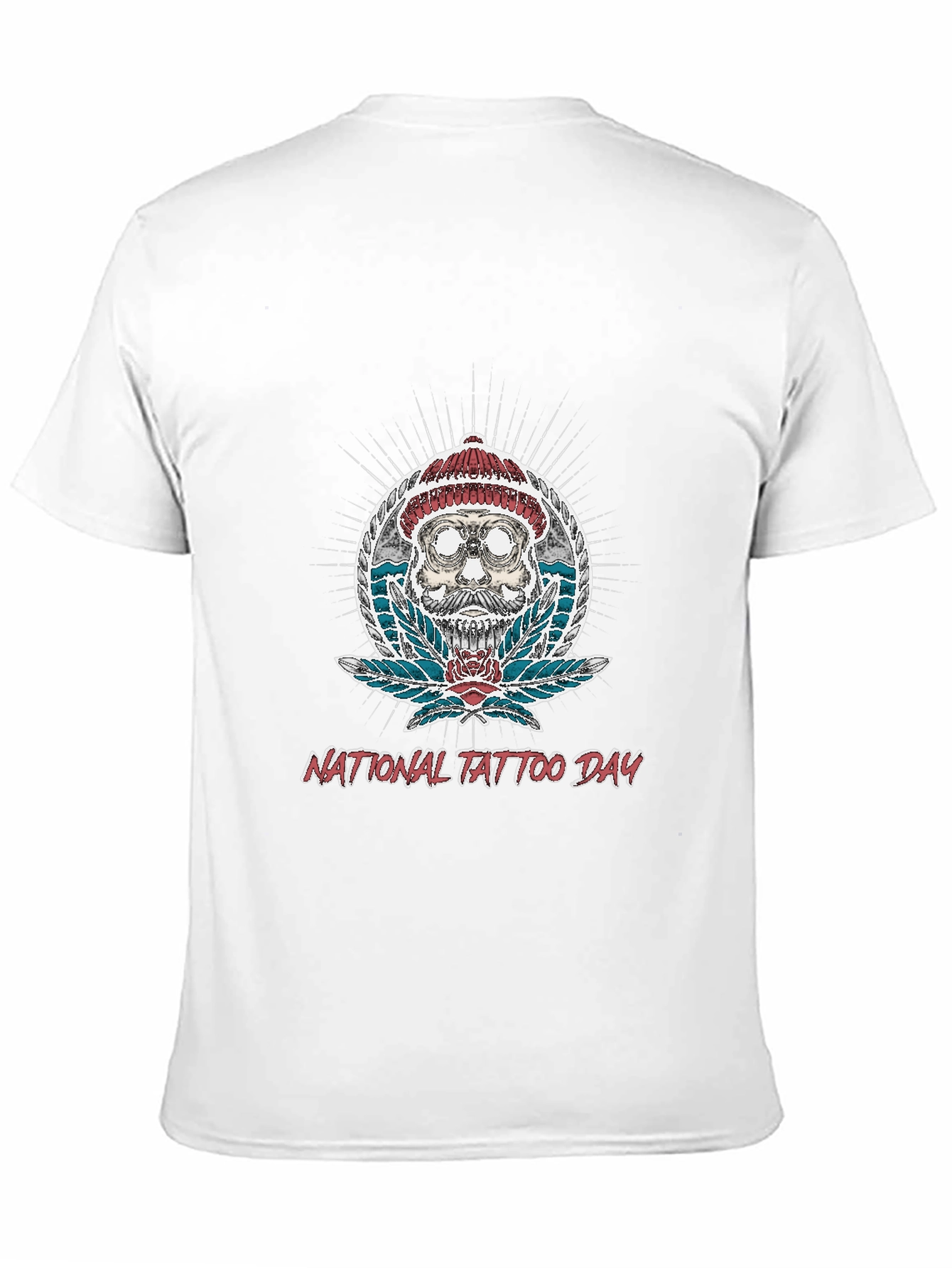 National Tattoo Day Skull Graphic Tee