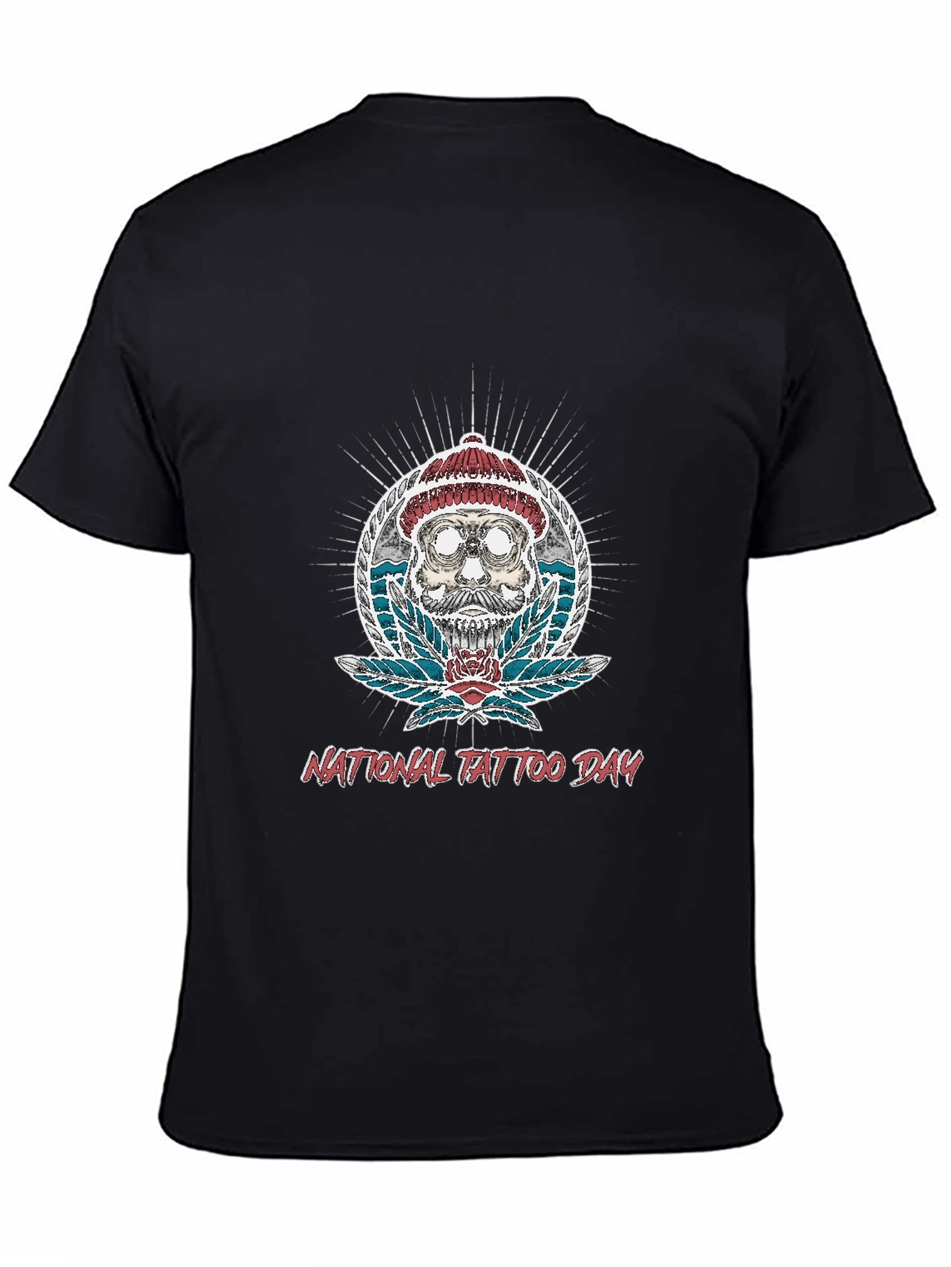 National Tattoo Day Skull Graphic Tee
