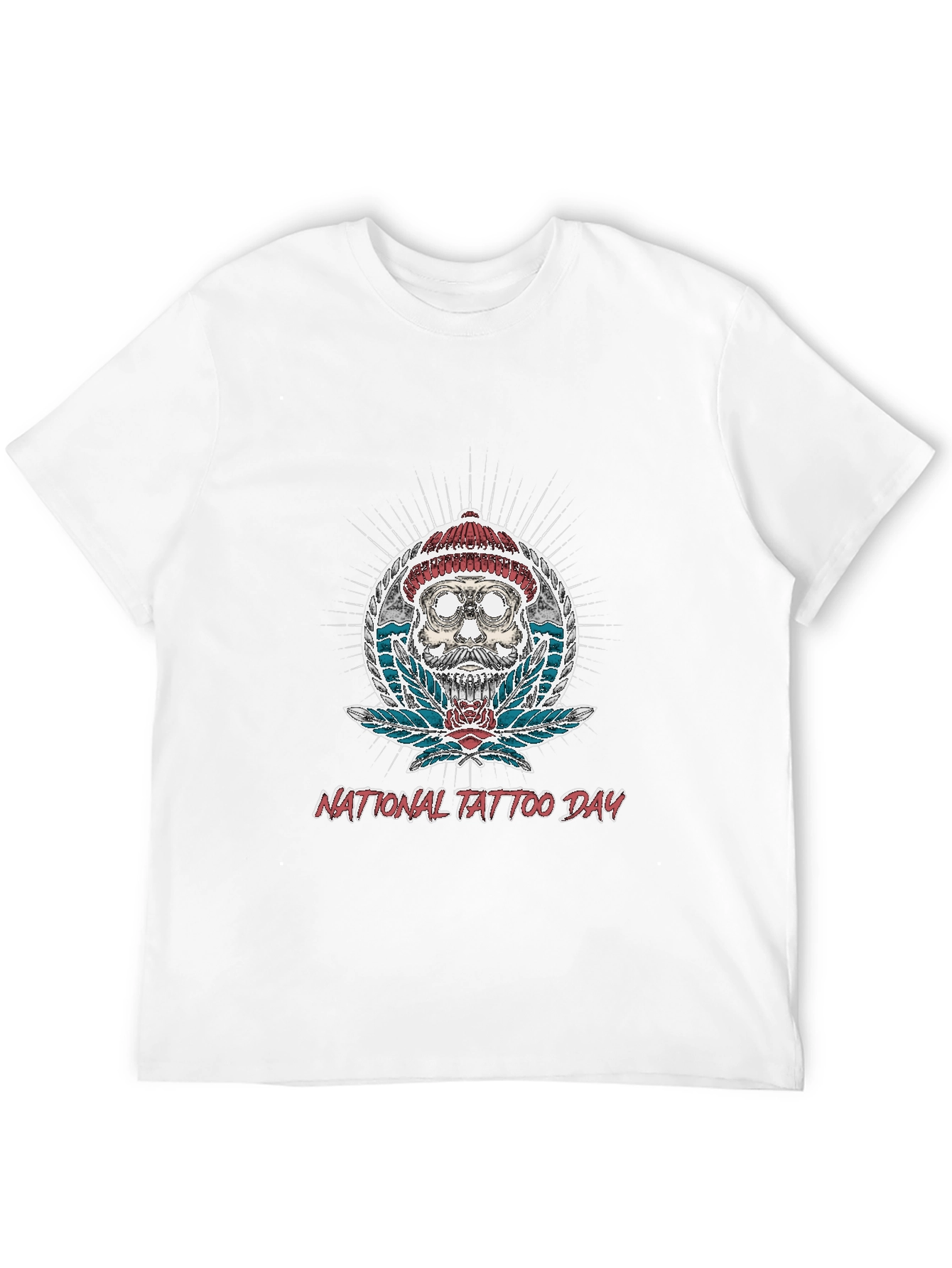 National Tattoo Day Skull Graphic Tee