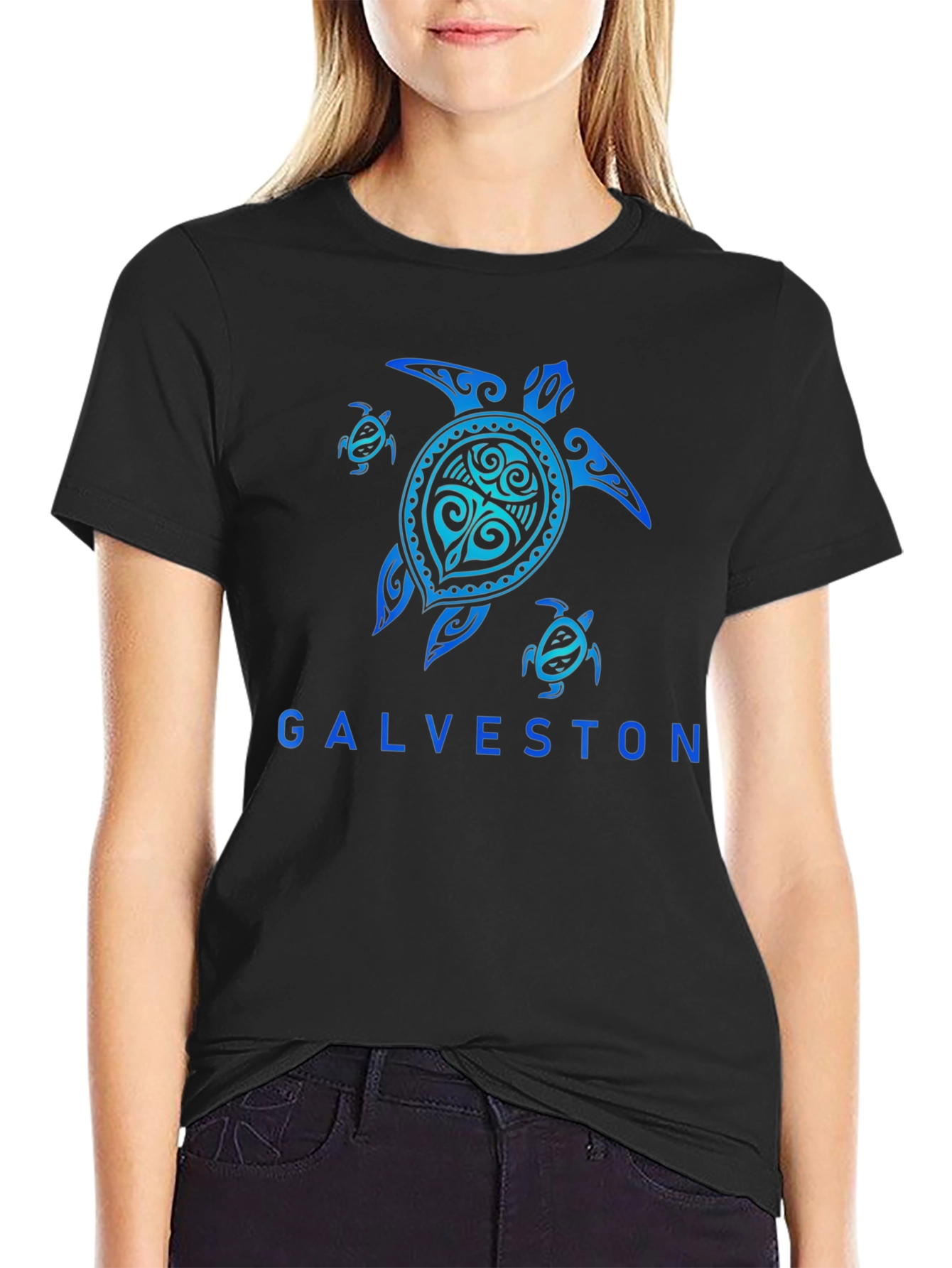 Galveston Turtle T-Shirt - Graphic Print Tee