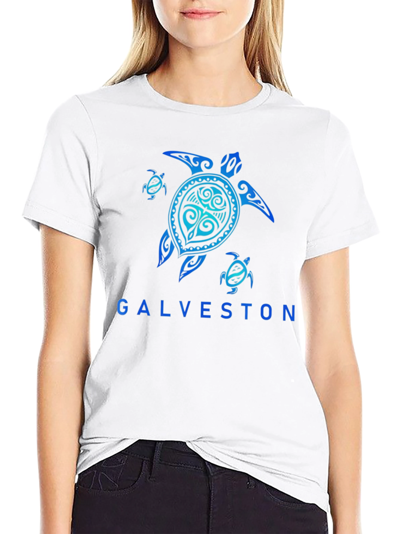 Galveston Turtle T-Shirt - Graphic Print Tee