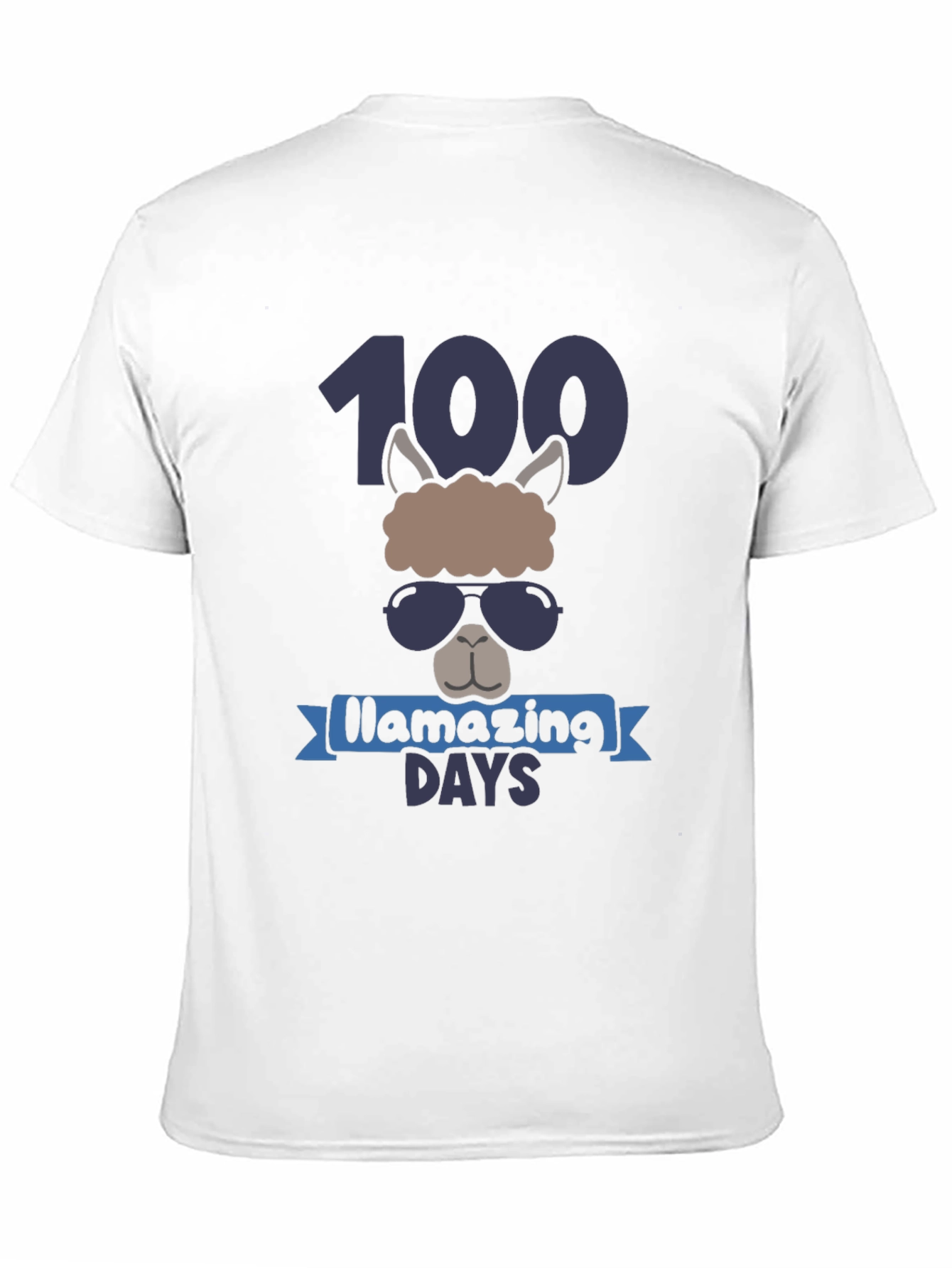 Llama 100 Days of School T-Shirt