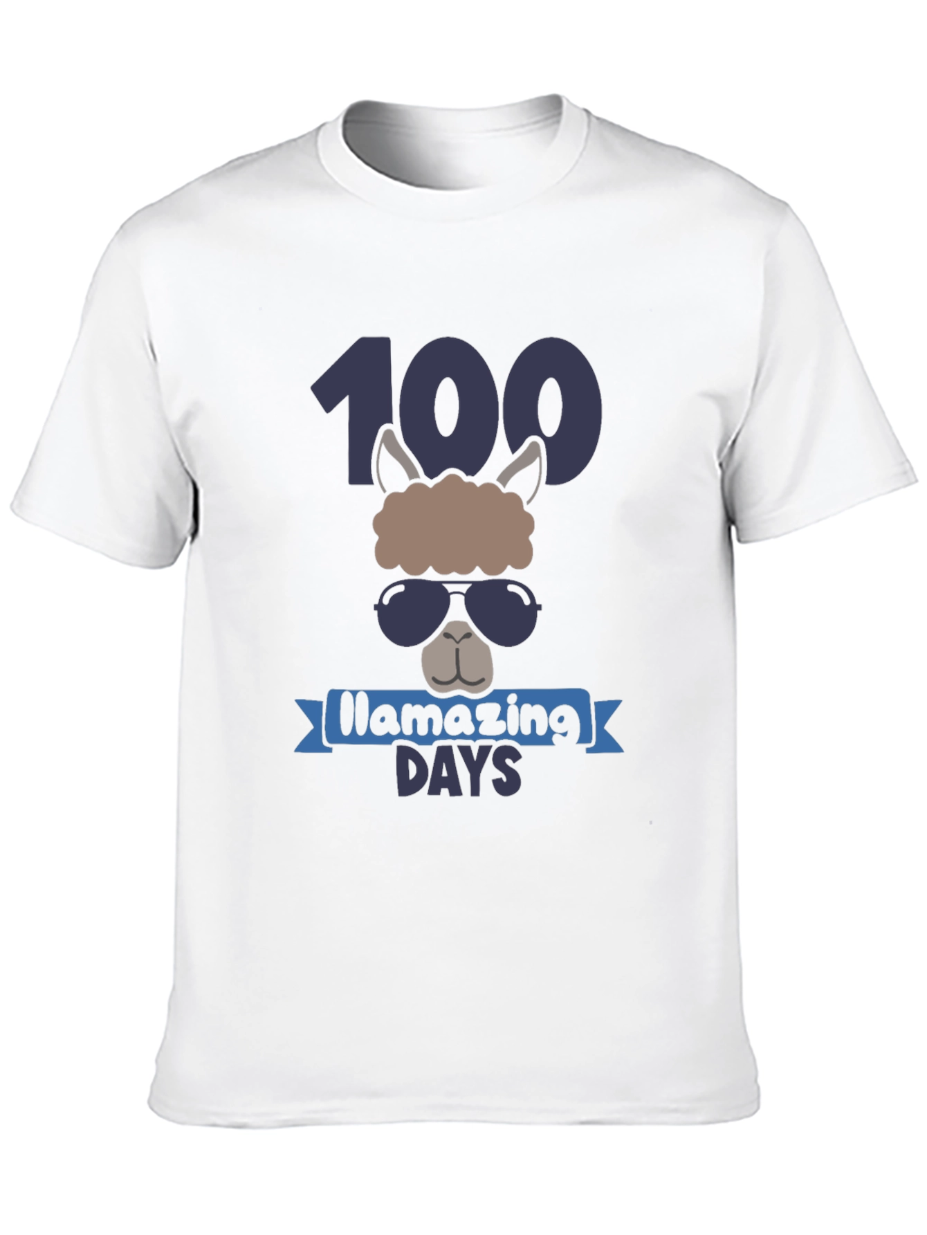 Llama 100 Days of School T-Shirt