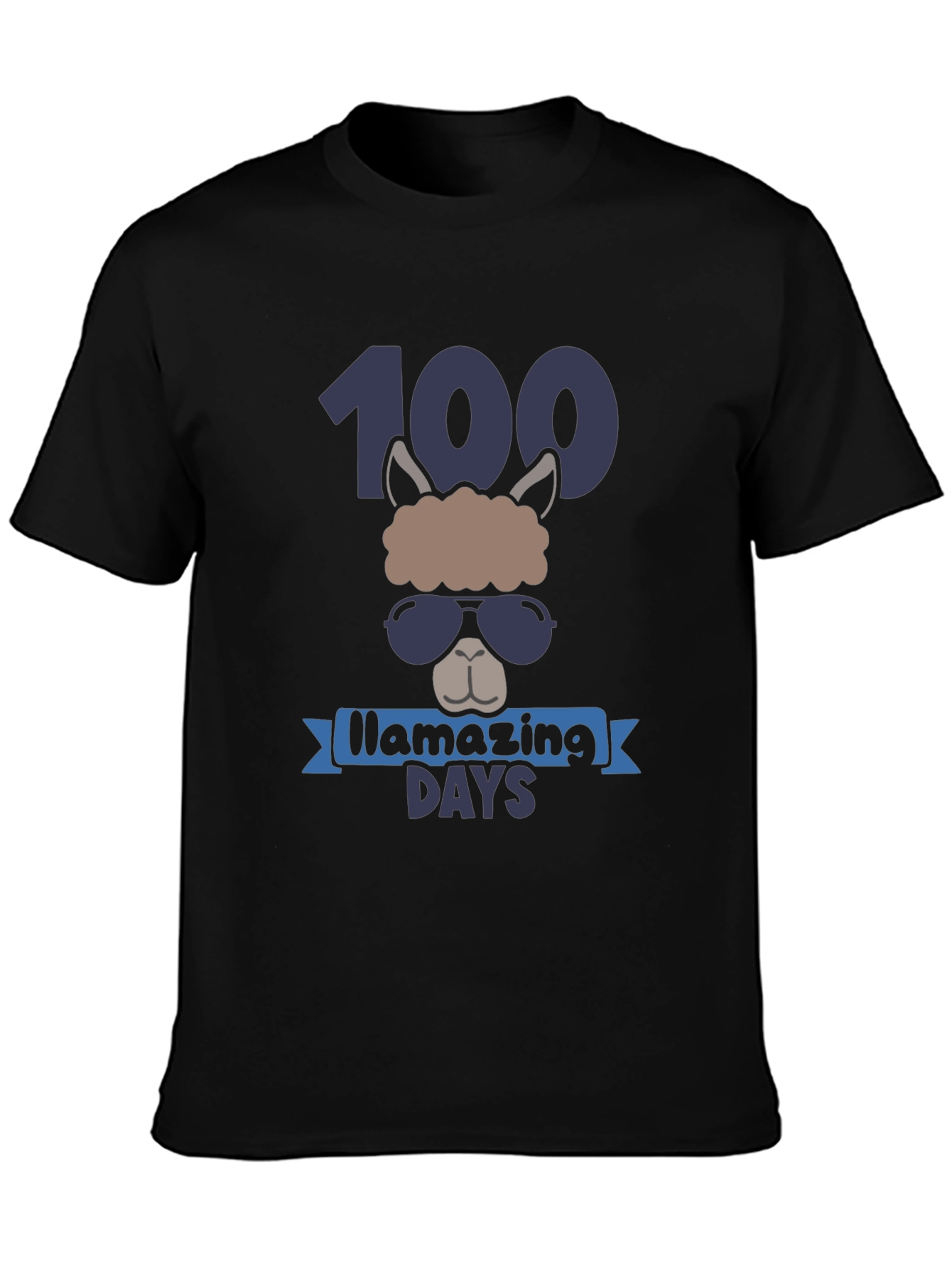 Llama 100 Days of School T-Shirt