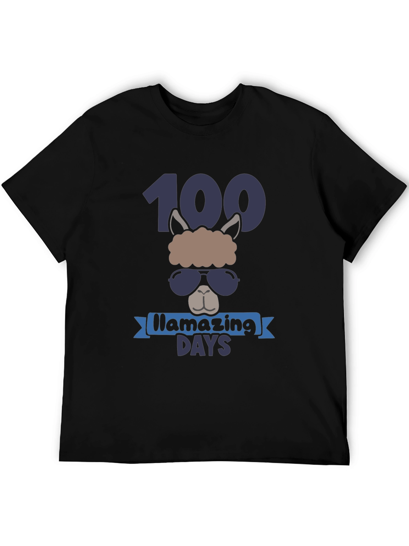 Llama 100 Days of School T-Shirt