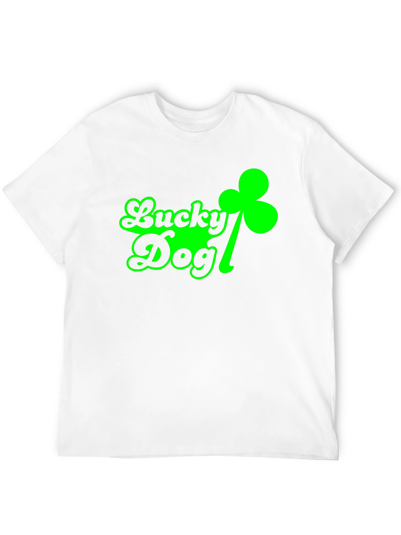 Lucky Dog St. Patricks Day T-Shirt - Black