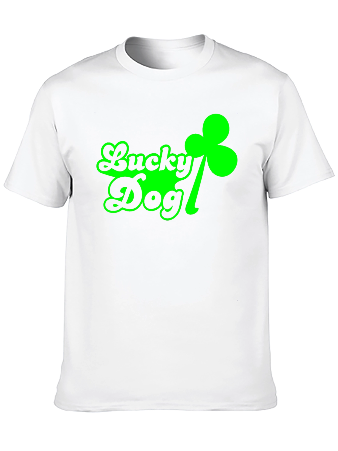 Lucky Dog St. Patricks Day T-Shirt - Black