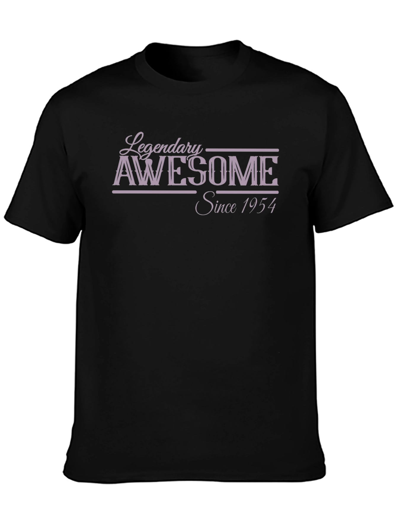 Legendary Awesome Since 1954 Black T-Shirt