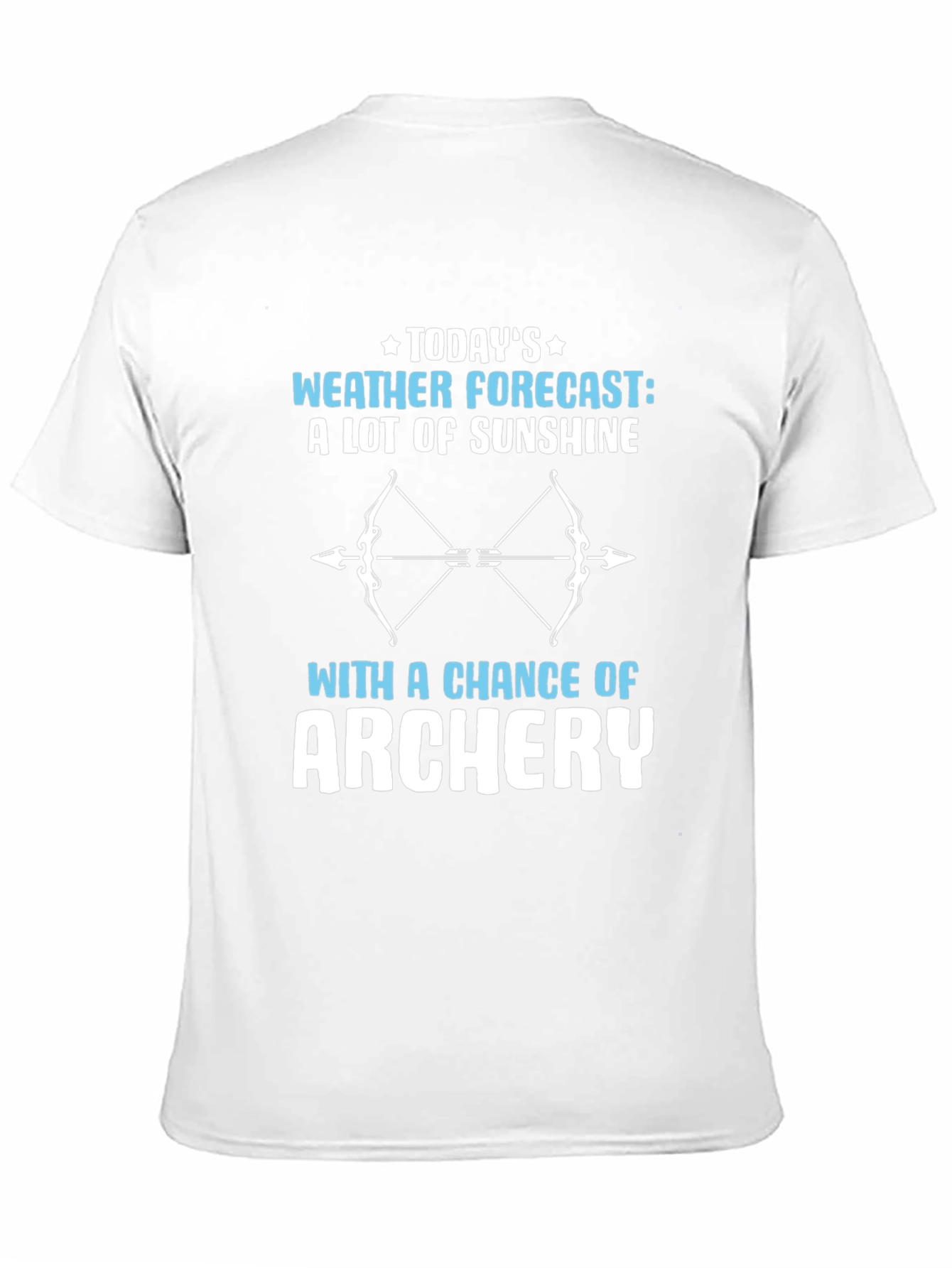 Funny Archery Weather Forecast T-Shirt