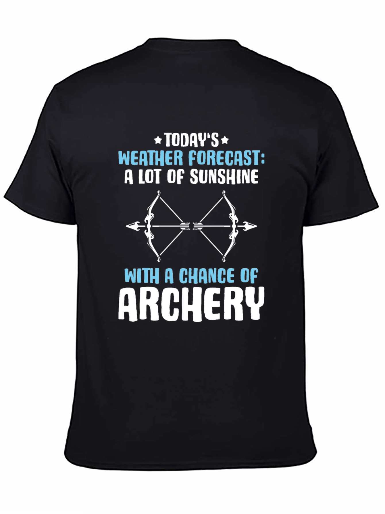 Funny Archery Weather Forecast T-Shirt