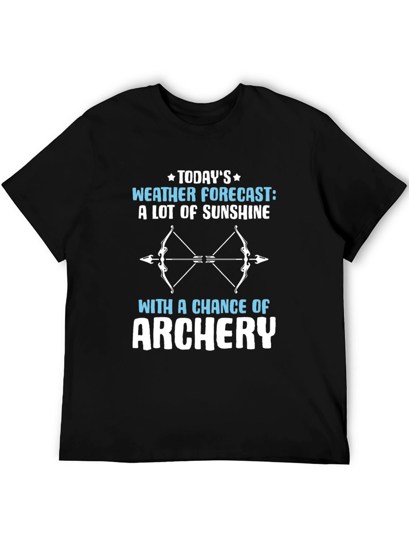 Funny Archery Weather Forecast T-Shirt