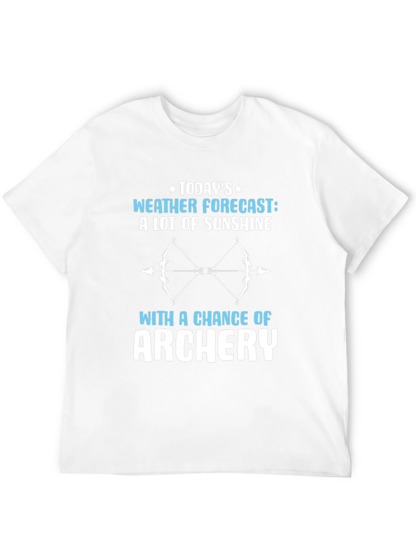 Funny Archery Weather Forecast T-Shirt