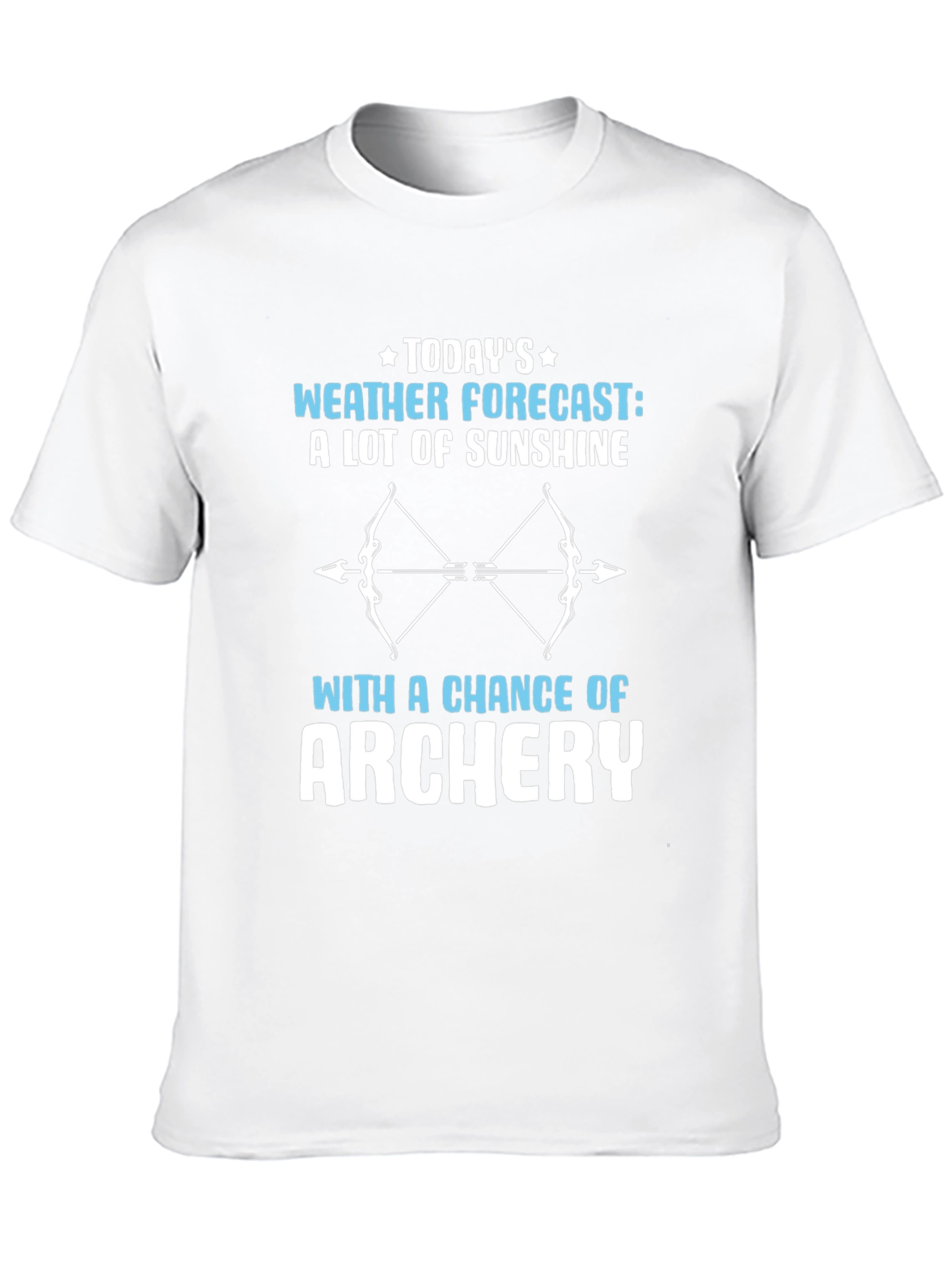 Funny Archery Weather Forecast T-Shirt