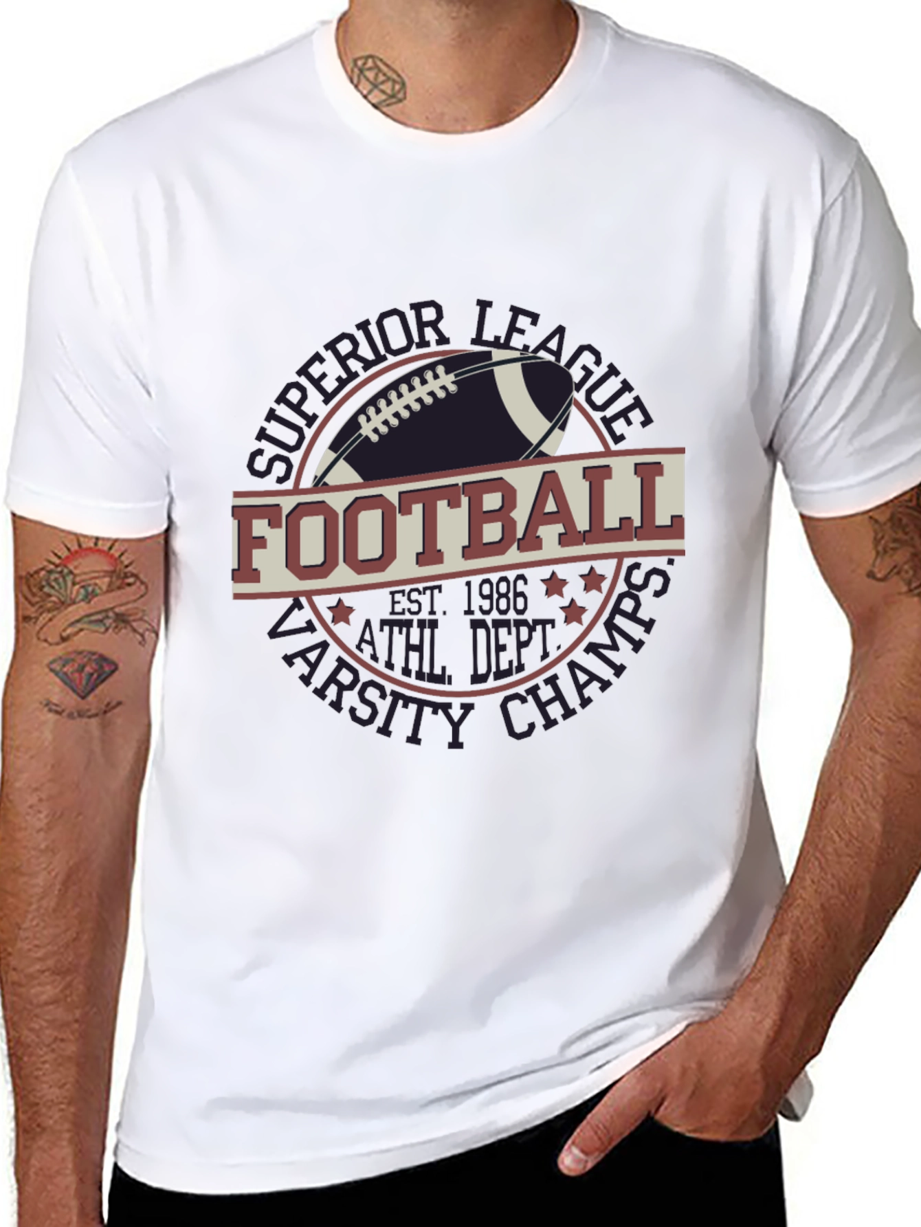 Superior League Football Graphic T-Shirt