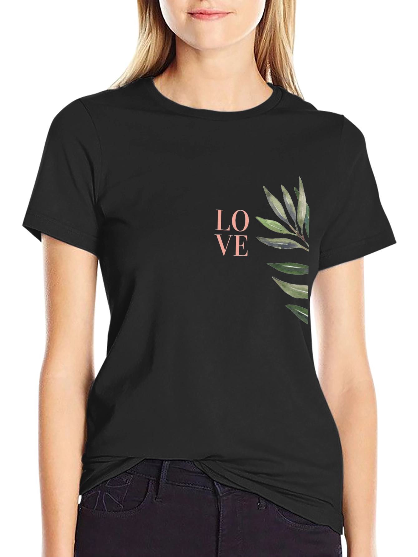 Love Leaf Graphic T-Shirt - Stylish Mens Tee