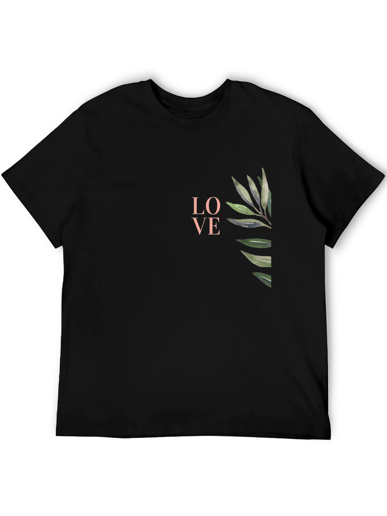 Love Leaf Graphic T-Shirt - Stylish Mens Tee