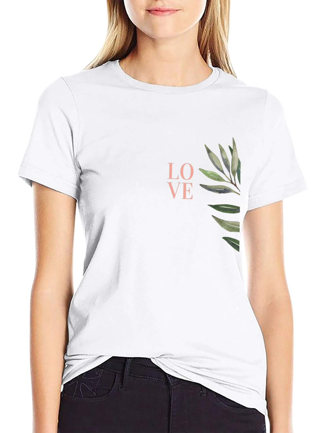 Love Leaf Graphic T-Shirt - Stylish Mens Tee