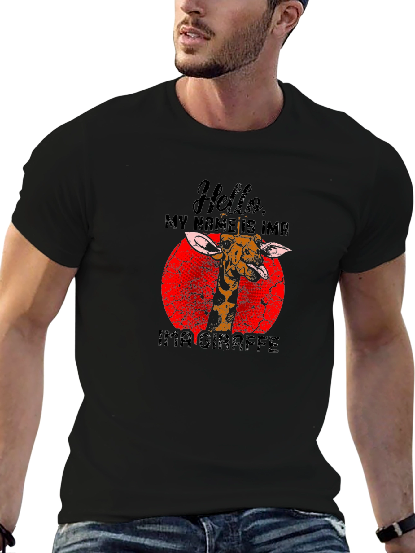 Hello My Name is Ima Giraffe T-Shirt
