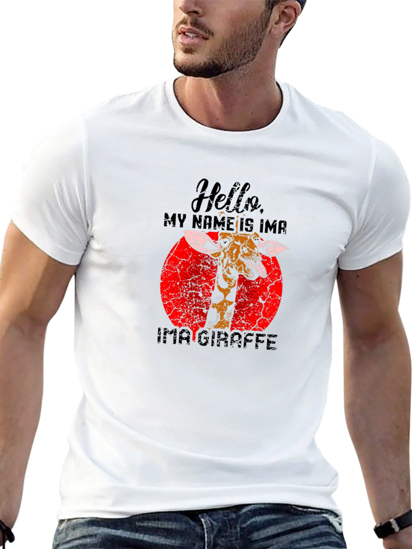 Hello My Name is Ima Giraffe T-Shirt