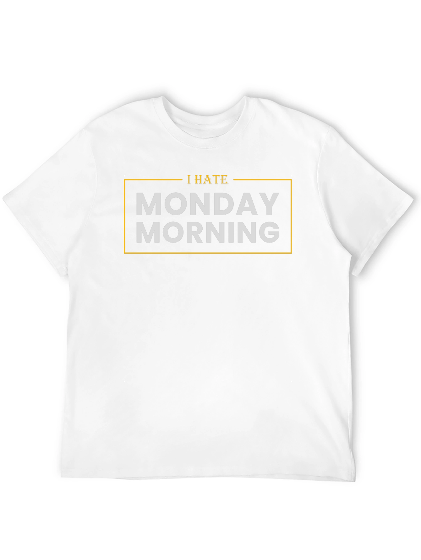 I Hate Monday Morning Graphic Tee - Black