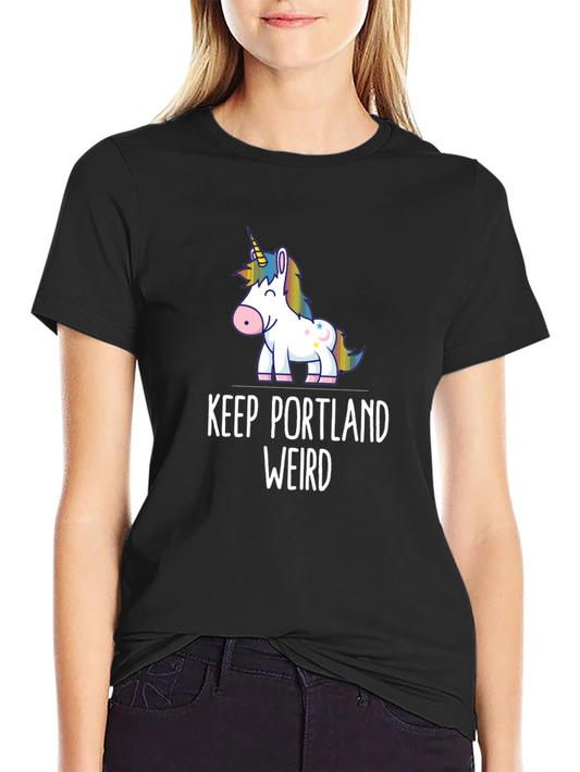 Keep Portland Weird Unicorn Graphic Tee