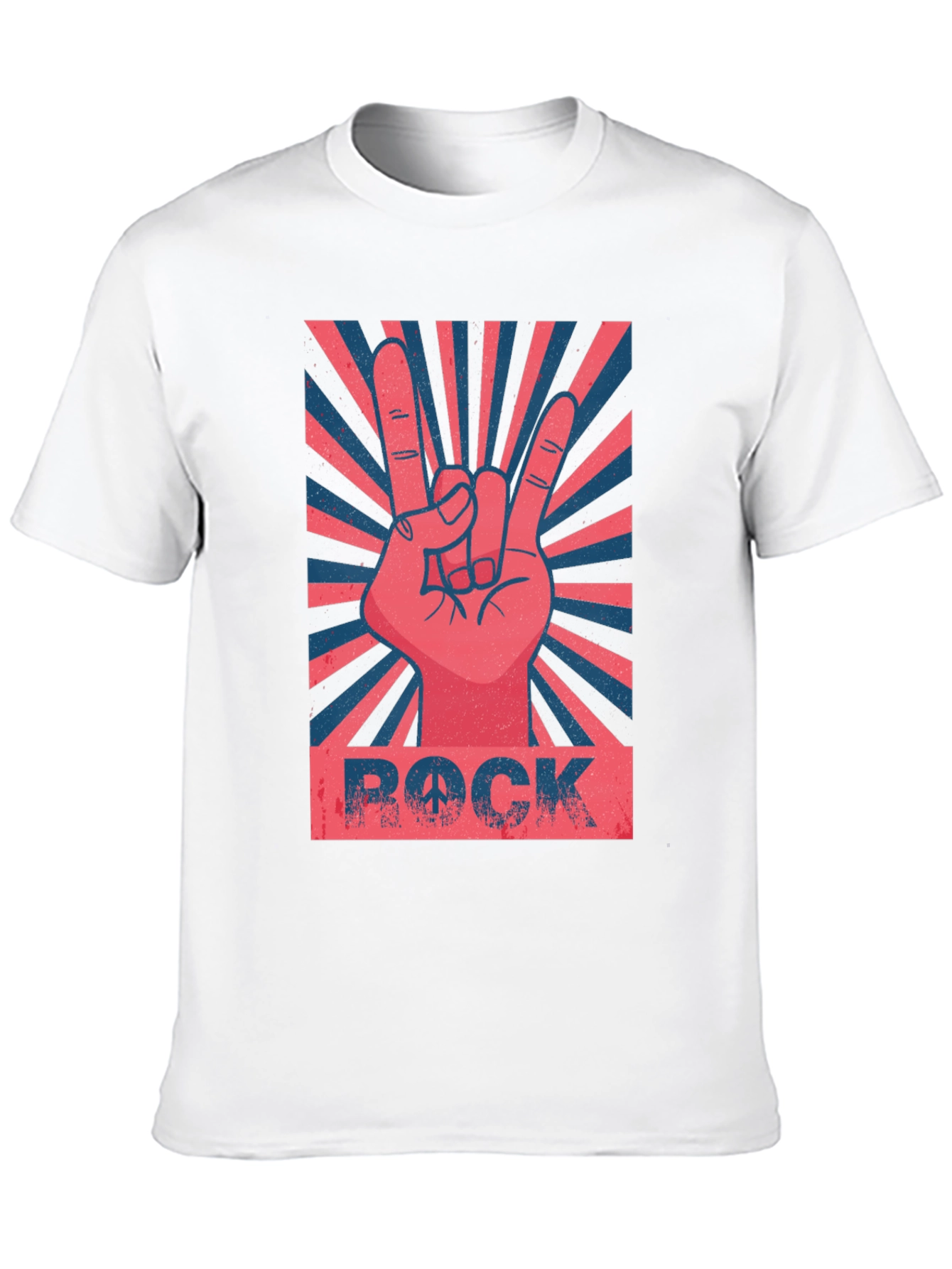 Rock Peace Sign Graphic Tee