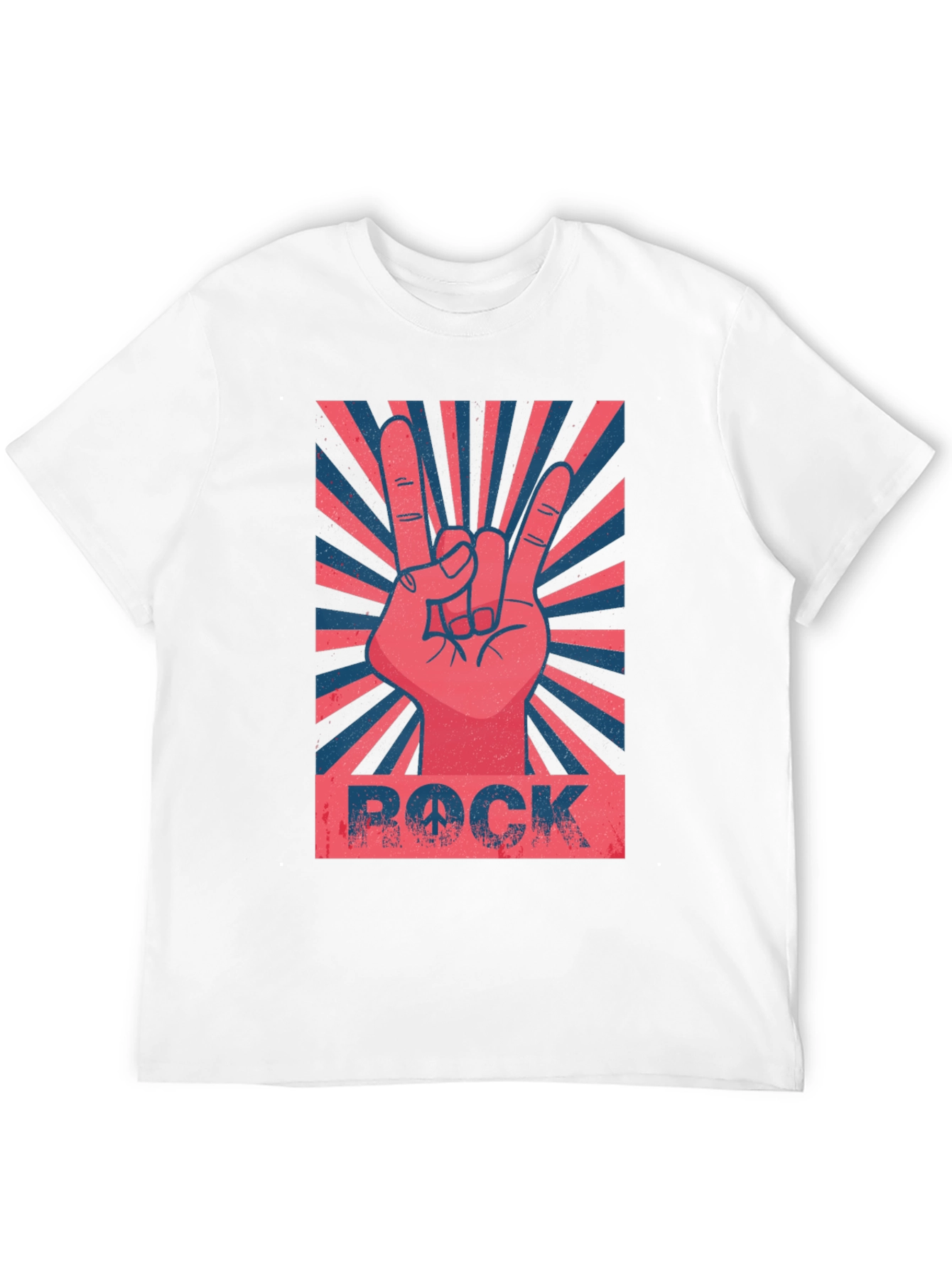 Rock Peace Sign Graphic Tee