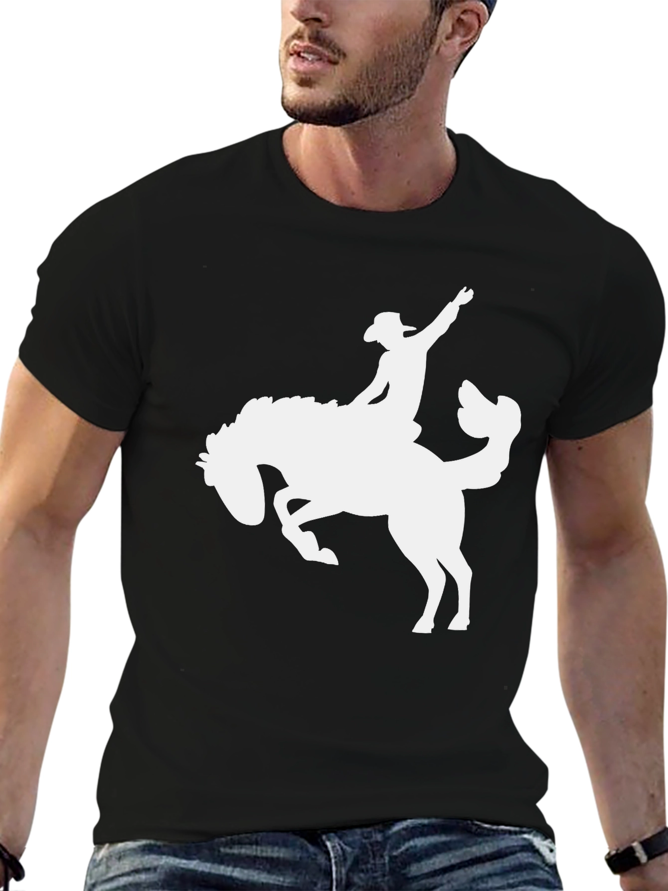 Bronco Rider Tee - Western Style