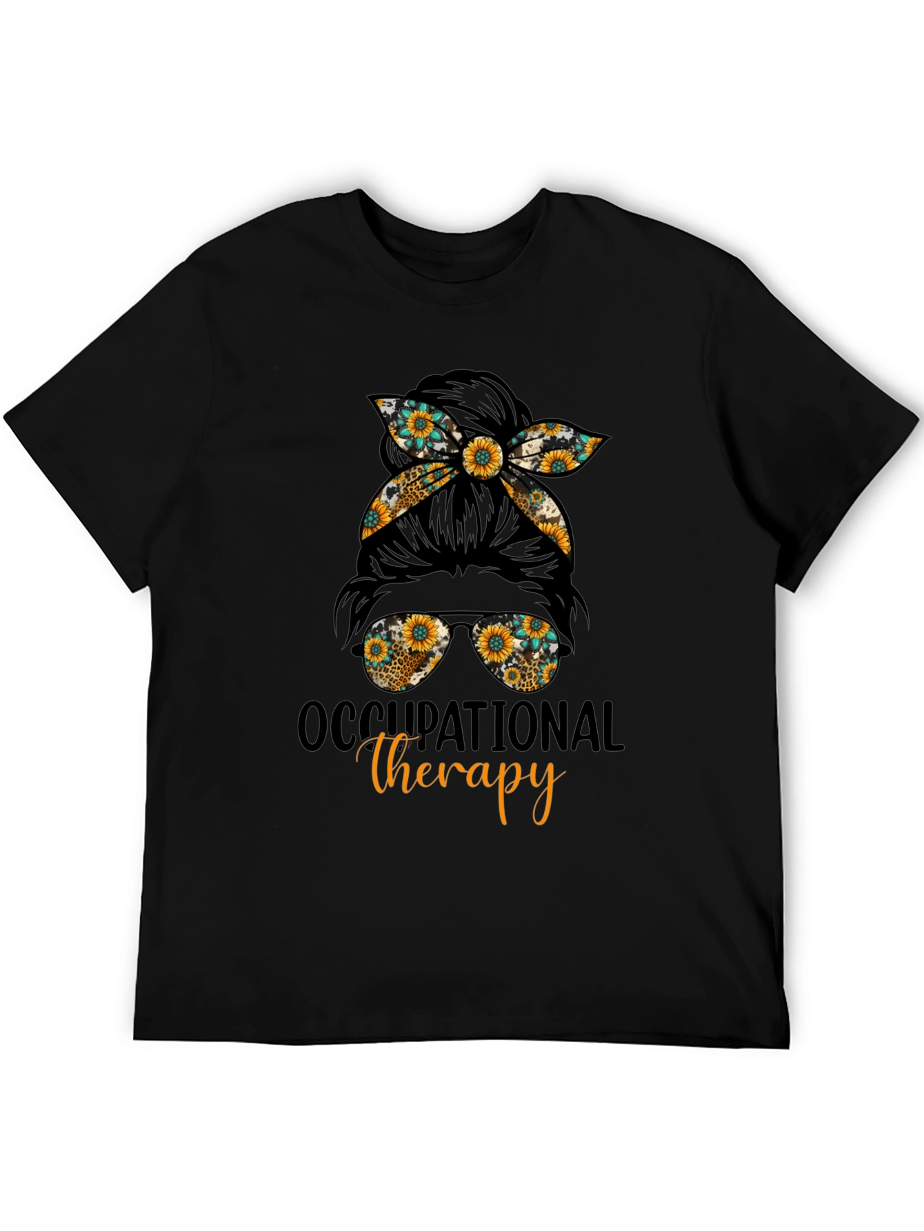 Occupational Therapy Messy Bun T-Shirt